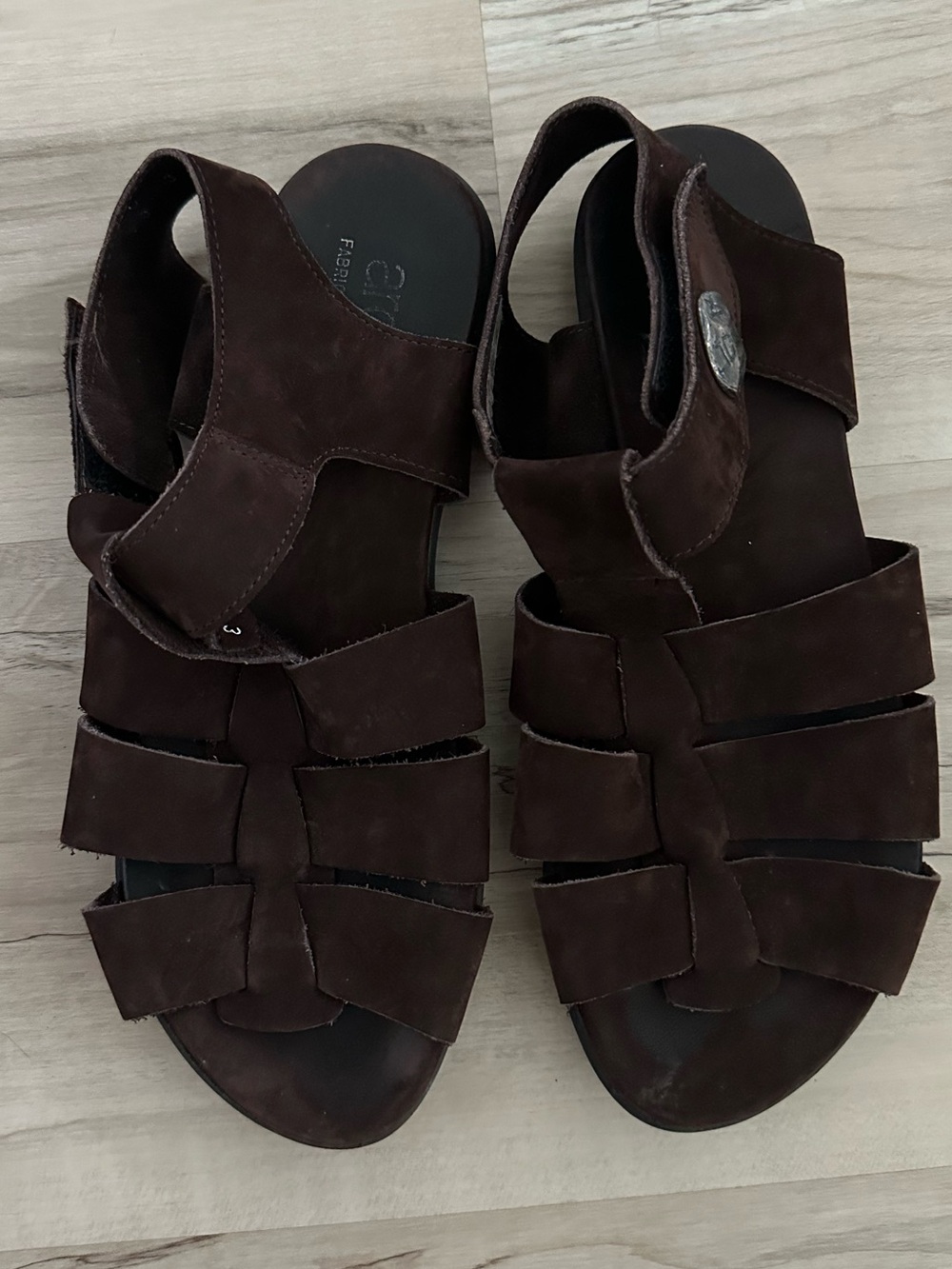 Arche brown suede fisherman sandal
